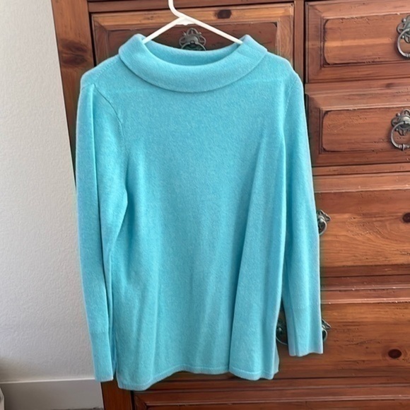 NWOT Talbots Women’s Pure Cashmere Tunic Sweater, Size Large! - Picture 1 of 7